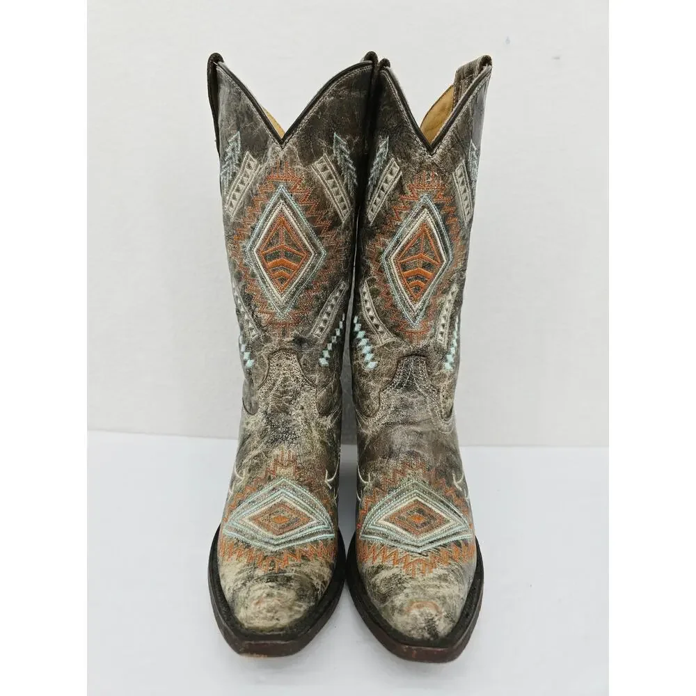 Corral Teens Girls Western Boots Brown 3.5